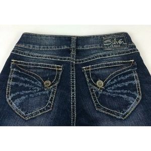 Silver SUKI Surplus Jeans Sz 26 Flap Pockets